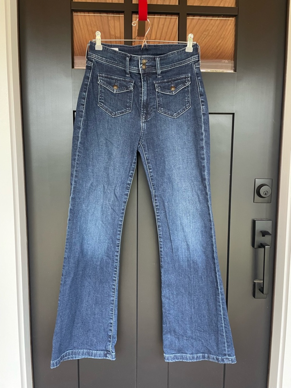 Gap High Rise 70s Flare Jeans